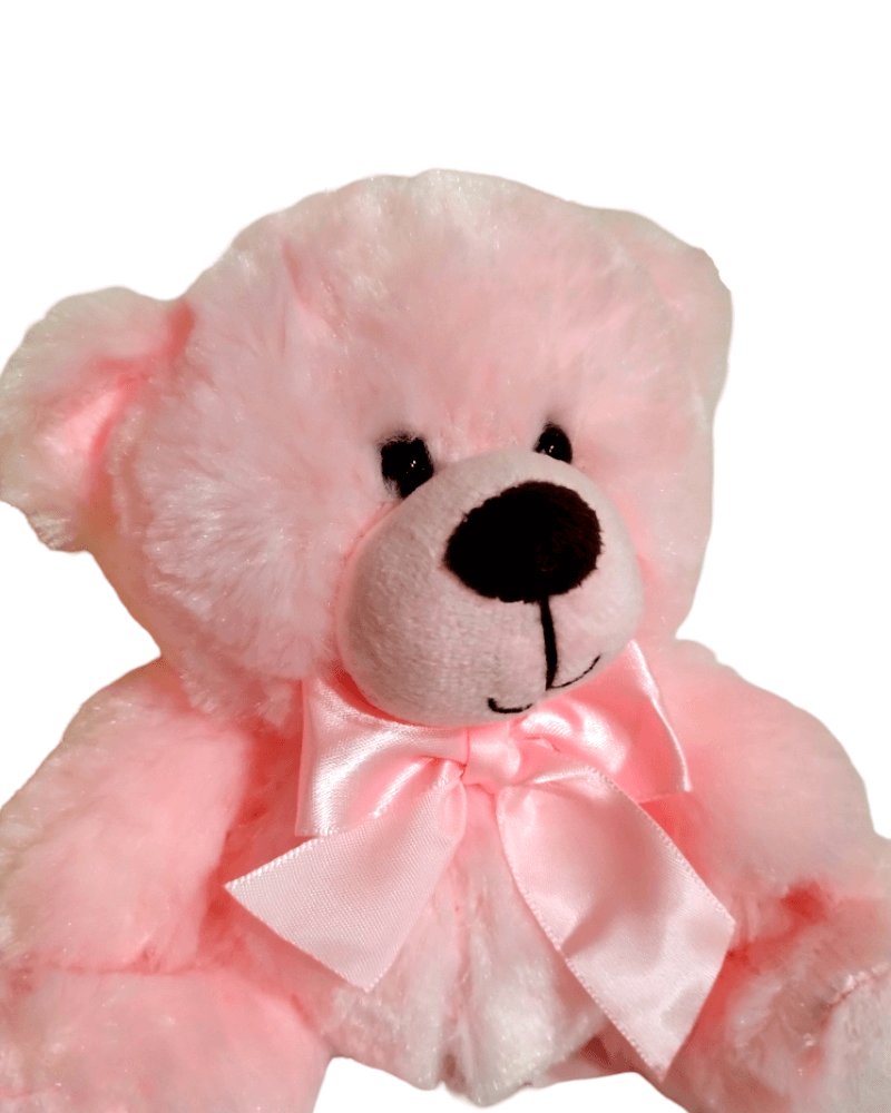 Osito rosado con moño - Imagen 2