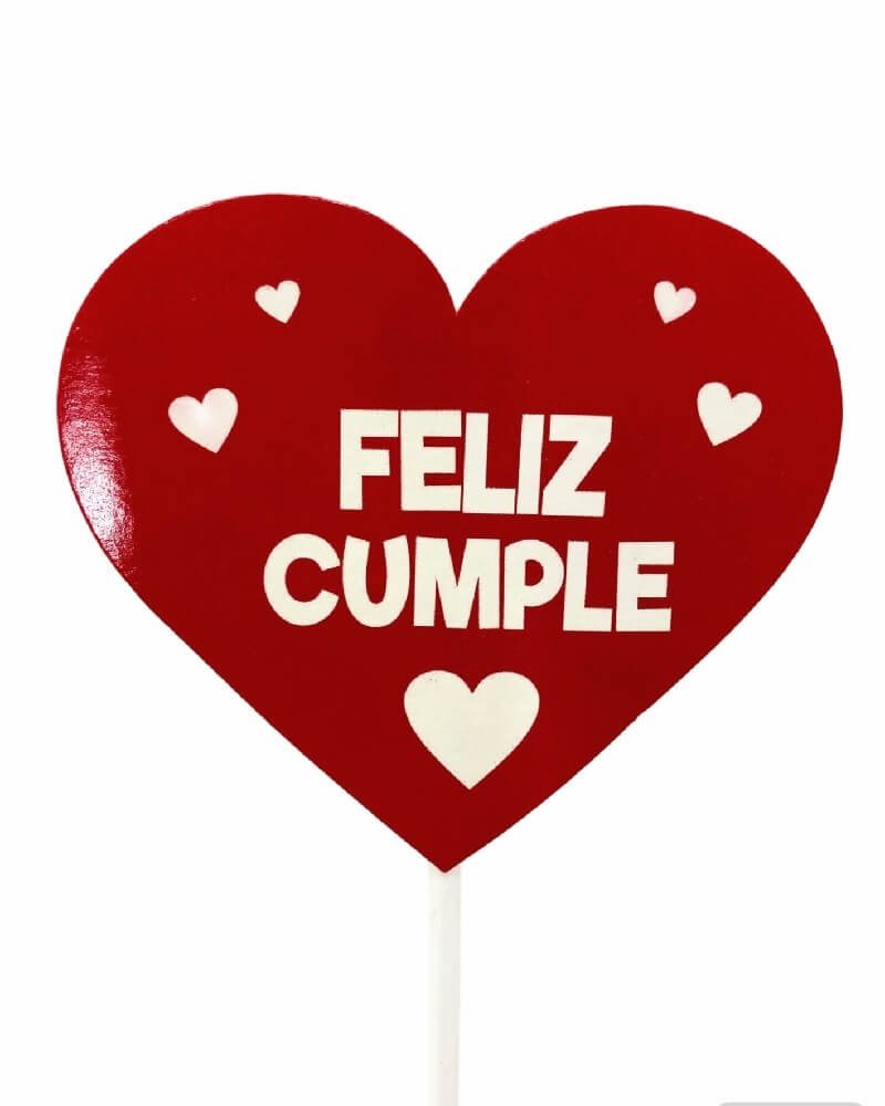 Cartelito Felíz Cumple.
