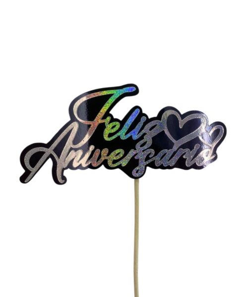 Cartelito Feliz Aniversario